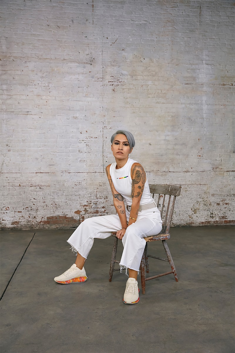 reebok all types of love pride month collection sneakers lgbtq proud notes campaign charity donation