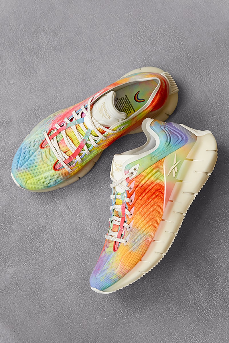 reebok all types of love pride month collection sneakers lgbtq proud notes campaign charity donation