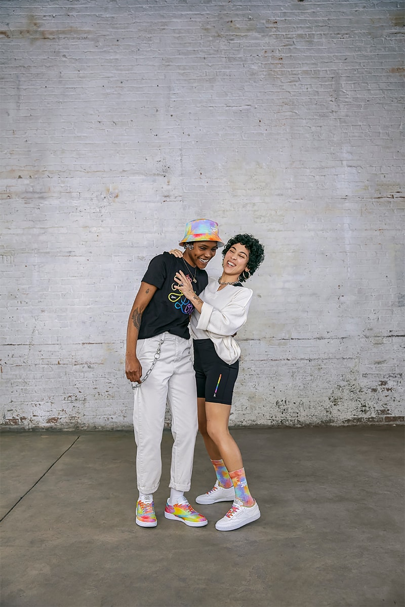reebok all types of love pride month collection sneakers lgbtq proud notes campaign charity donation