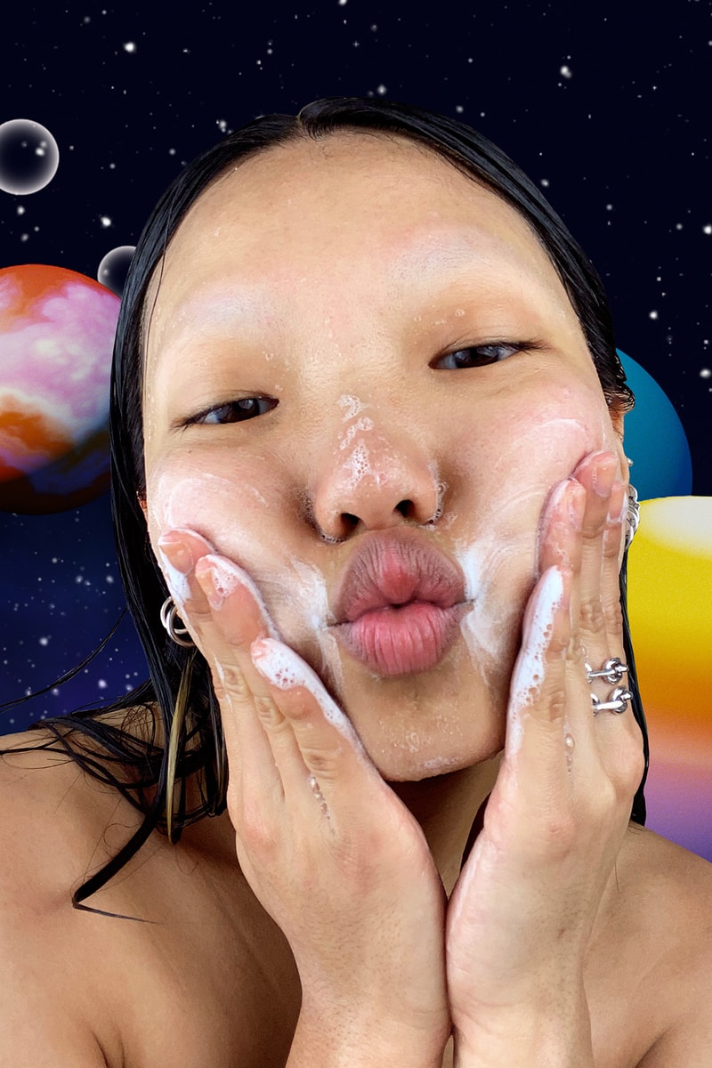 starface space wash facial foaming cleanser skincare clean beauty vegan plant based