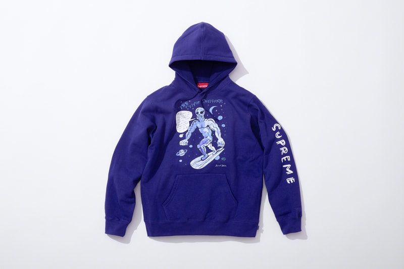 supreme daniel johnston spring summer collaboration art shirts black blue orange pink green white 
