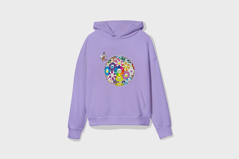 Takashi Murakami x Pangaia Collaboration Collection Hoodie T-Shirt Kaikai Kiki Flower Bee