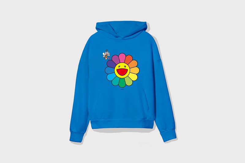 Takashi Murakami x Pangaia Collaboration Collection Hoodie T-Shirt Kaikai Kiki Flower Bee