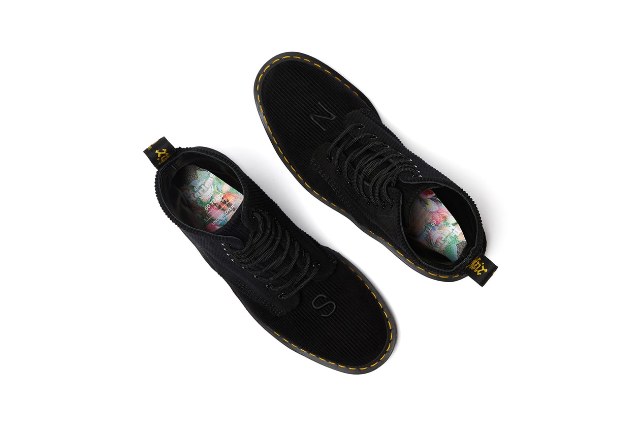 Undercover x Dr. Martens 1460 Boot Collaboration Remastered Corduroy Black