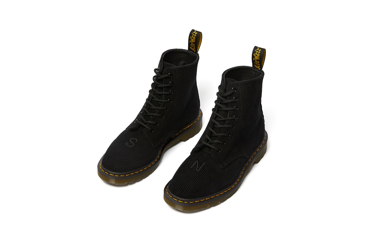 Undercover x Dr. Martens 1460 Boot Collaboration Remastered Corduroy Black