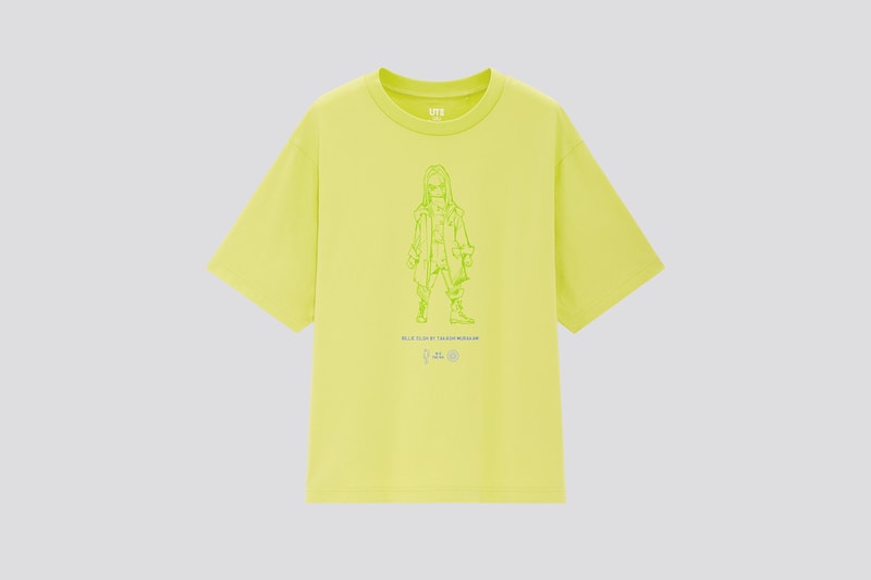uniqlo ut billie eilish takashi murakami collaboration graphic t shirts womens mens kids