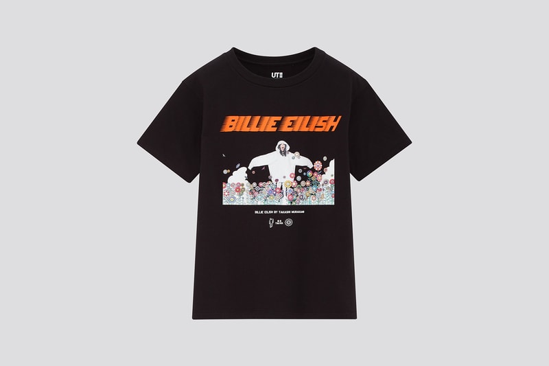 uniqlo ut billie eilish takashi murakami collaboration graphic t shirts womens mens kids