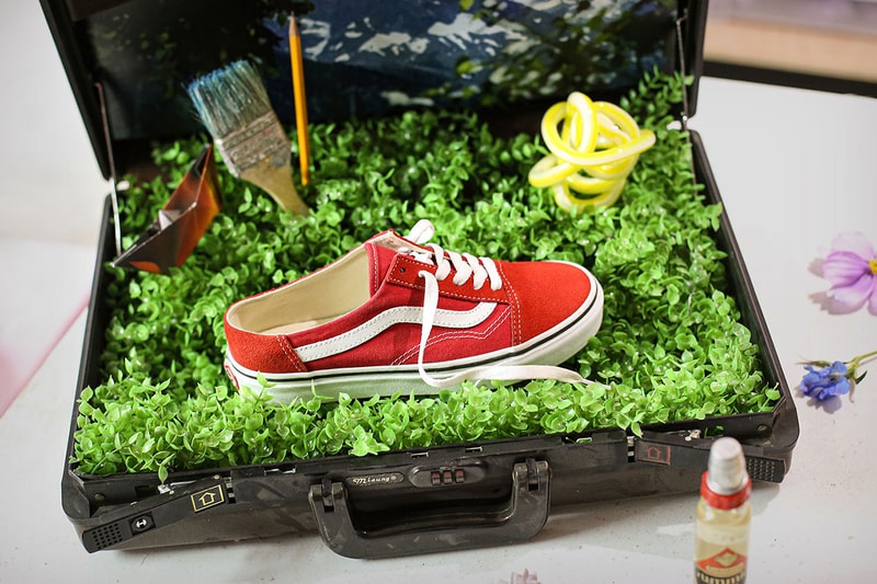 Vans Old-Skool Slip-On Mule Family Pack Green Yellow Red