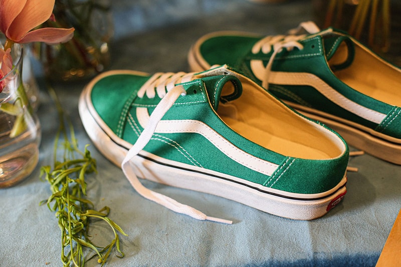 Vans Old-Skool Slip-On Mule Family Pack Green Yellow Red