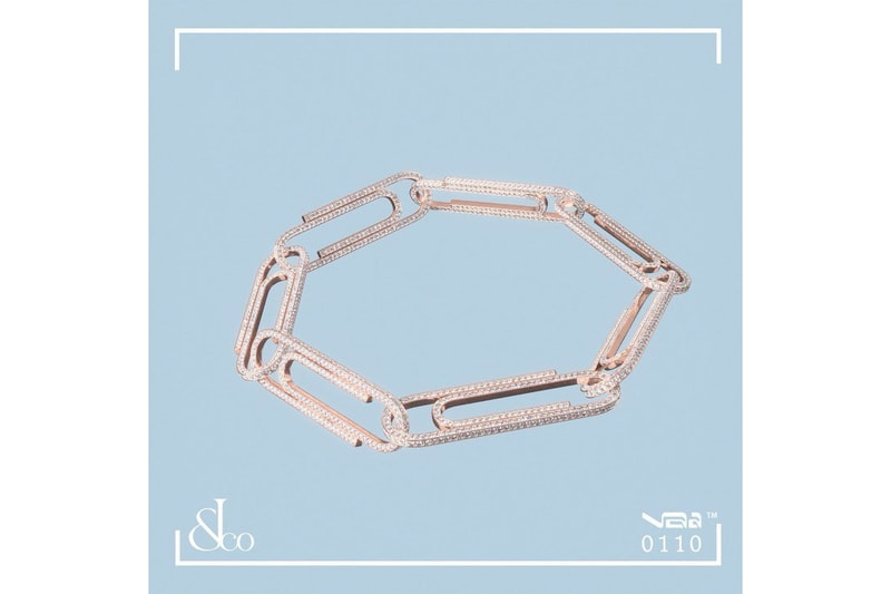 virgil abloh jacob and co office supplies jewelry paperclips rose gold yellow white