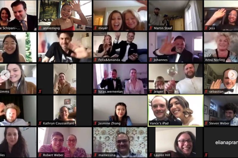 Virtual Weddings Push Couples To Embrace Love, Without Frills