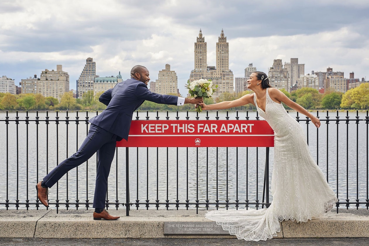 Zoom Virtual Wedding Video Chat Screen