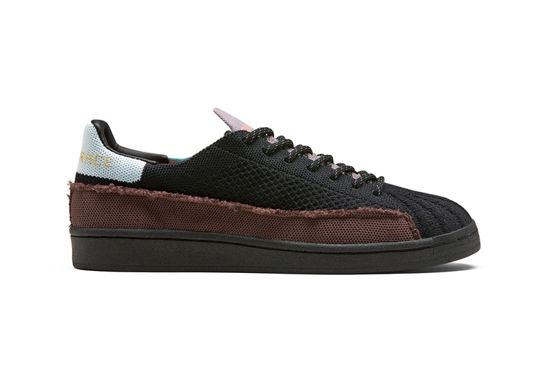 adidas originals pharrell williams collaboration superstar sneakers black white neon green blue shoes footwear sneakerhead