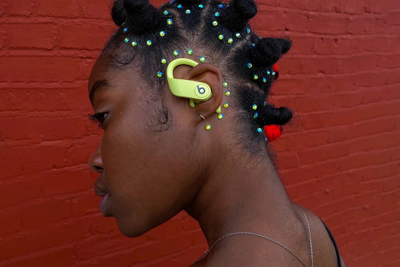 Keash Creates 4 Bold Hairstyles Inspired by the Summer Colorways of Apple's Powerbeats Pro