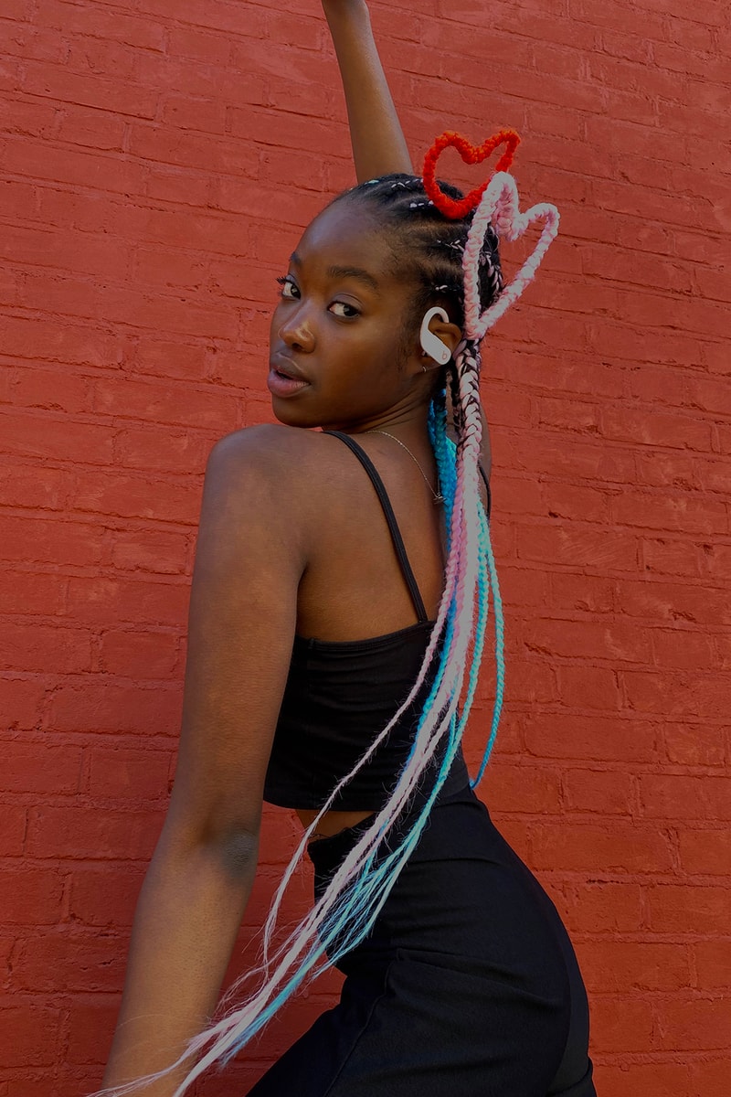 apple beats by dr dre powerbeats pro keash collaboration wireless earphones hairstyle