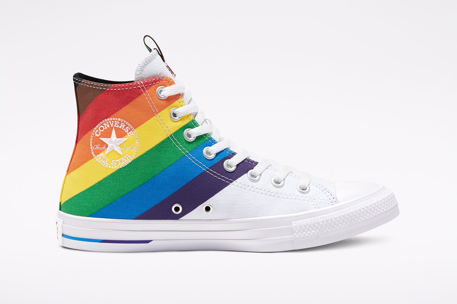pride month sneakers lgbtq lgbt rainbow nike air force 1 converse chuck 70 hi