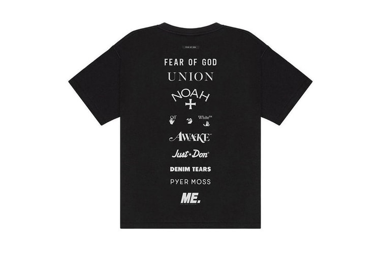 Fear of God Teams up With NOAH, Pyer Moss and More for Charitable T-Shirts