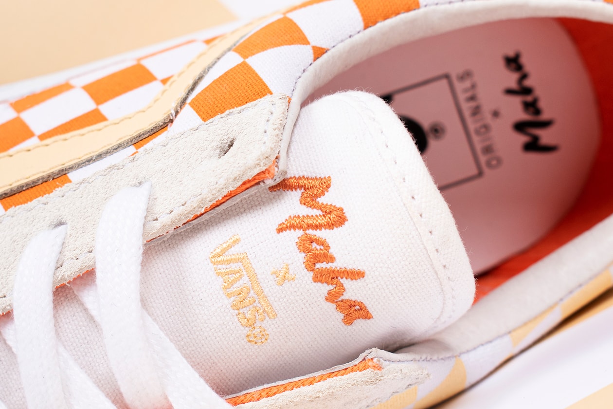 maha amsterdam vault by vans collaboration og style 36 lx sneakers orange yellow white shoes footwear sneakerhead