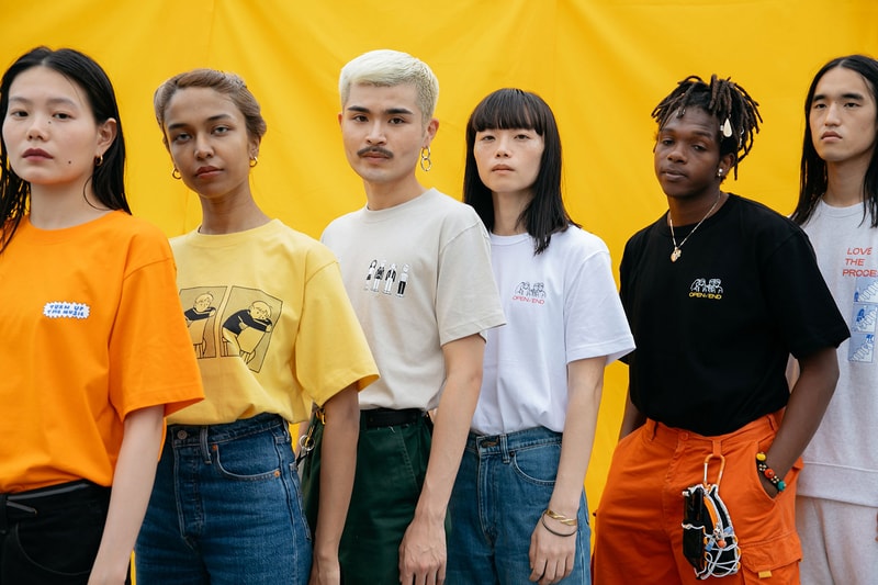 open end tokyo japanese brand sundae kids collaboration t-shirts sweatshirts hats cookie boy