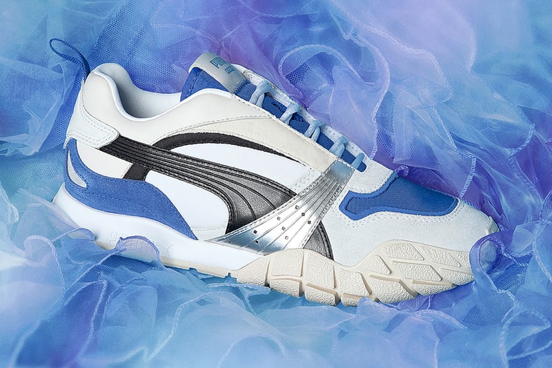 puma winnie harlow kyron sneakers pink white blue campaign