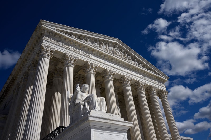 Supreme Court Washington D.C. United States Building Exterior