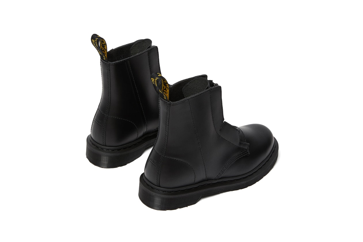 a cold wall dr martens collaboration 1460 remastered boots black shoes