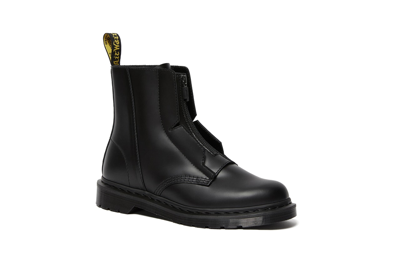 a cold wall dr martens collaboration 1460 remastered boots black shoes