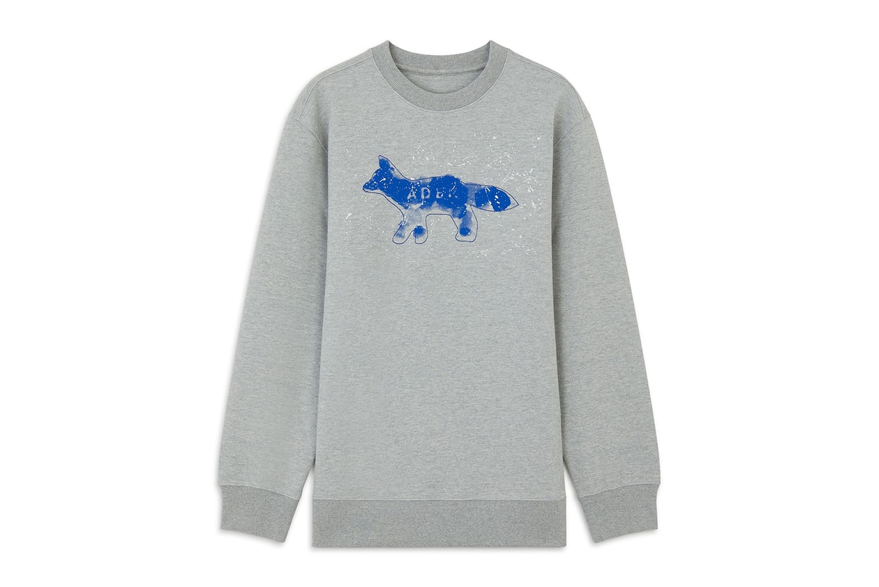 ader error maison kitsune the bluest fox collaboration campaign tees sweatshirts caps jeans