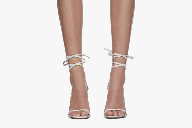 amina muaddi ssense sandals heels slippers mules release price