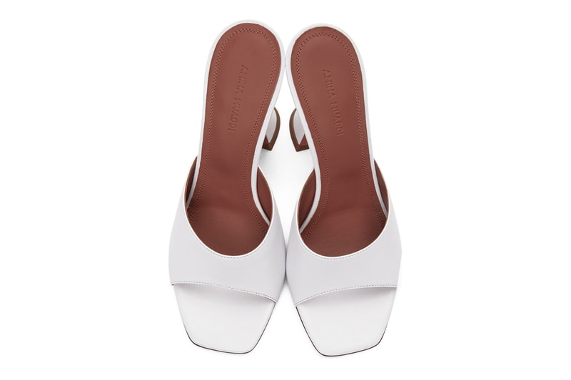 amina muaddi ssense sandals heels slippers mules release price