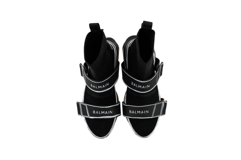 balmain olivier rousteing custom designer sneakers black sneakerhead shoes footwear