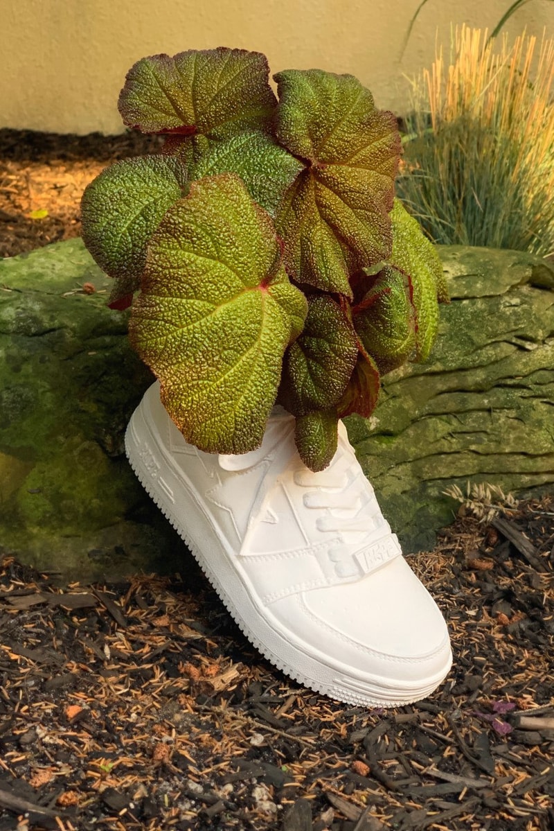 BAPE x Bodega Rose BAPE STA Sneaker Planter Plant Pot Vase White