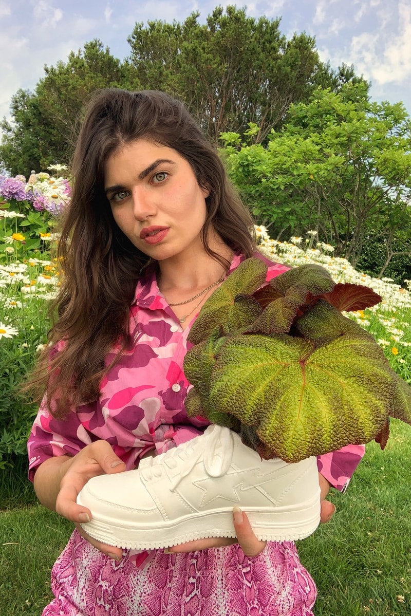 BAPE x Bodega Rose BAPE STA Sneaker Planter Plant Pot Vase White