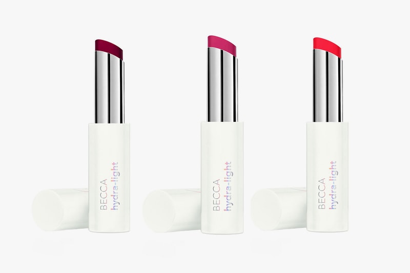 becca cosmetics new hydra light plumping lip balm gleam primer liquid eyeshadow release price