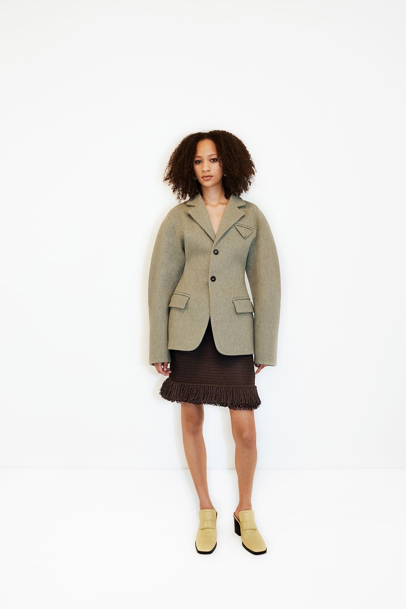 Bottega Veneta Resort 2021 Collection Lookbook Scarf Jacket