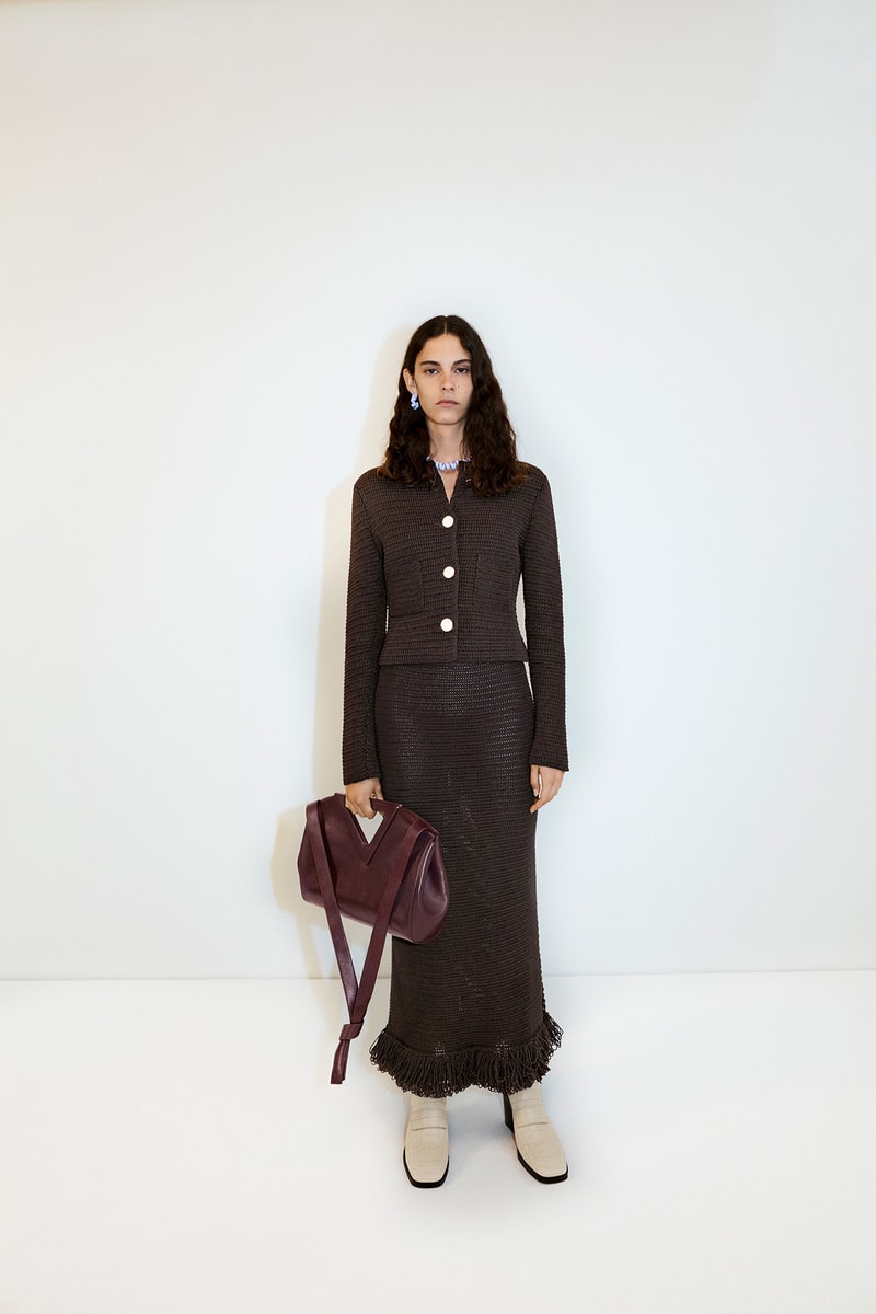 Bottega Veneta Resort 2021 Collection Lookbook Scarf Jacket