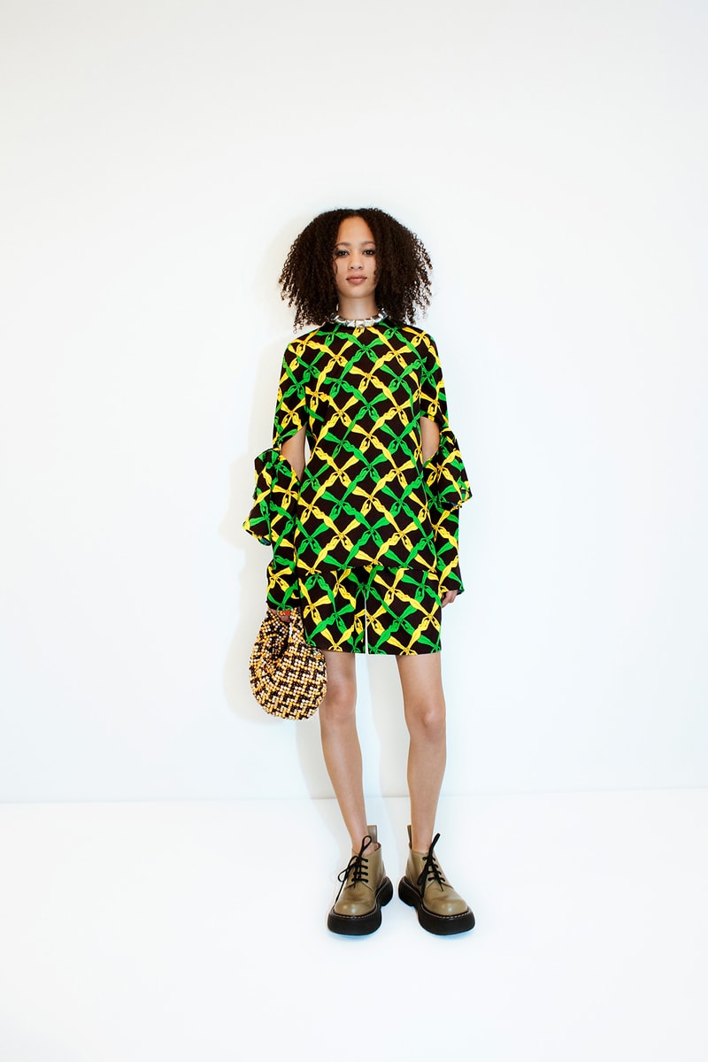 Bottega Veneta Resort 2021 Collection Lookbook Scarf Jacket