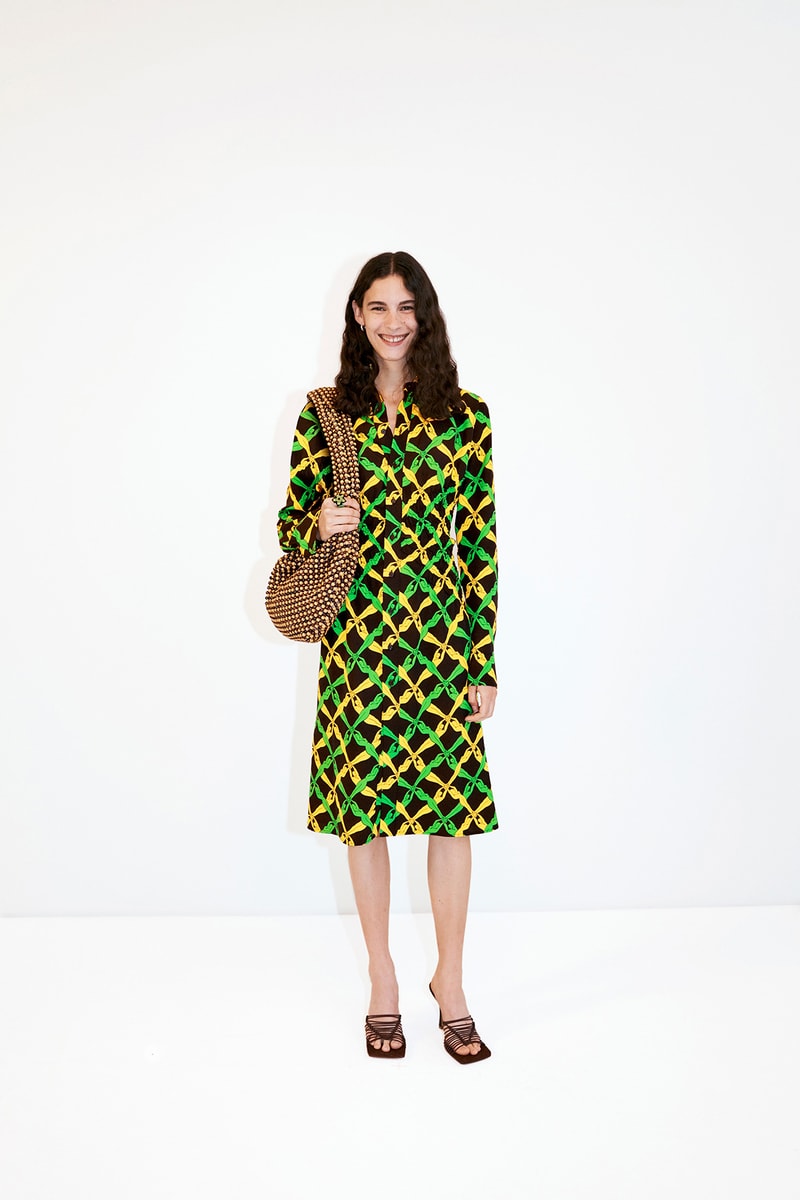 Bottega Veneta Resort 2021 Collection Lookbook Scarf Jacket