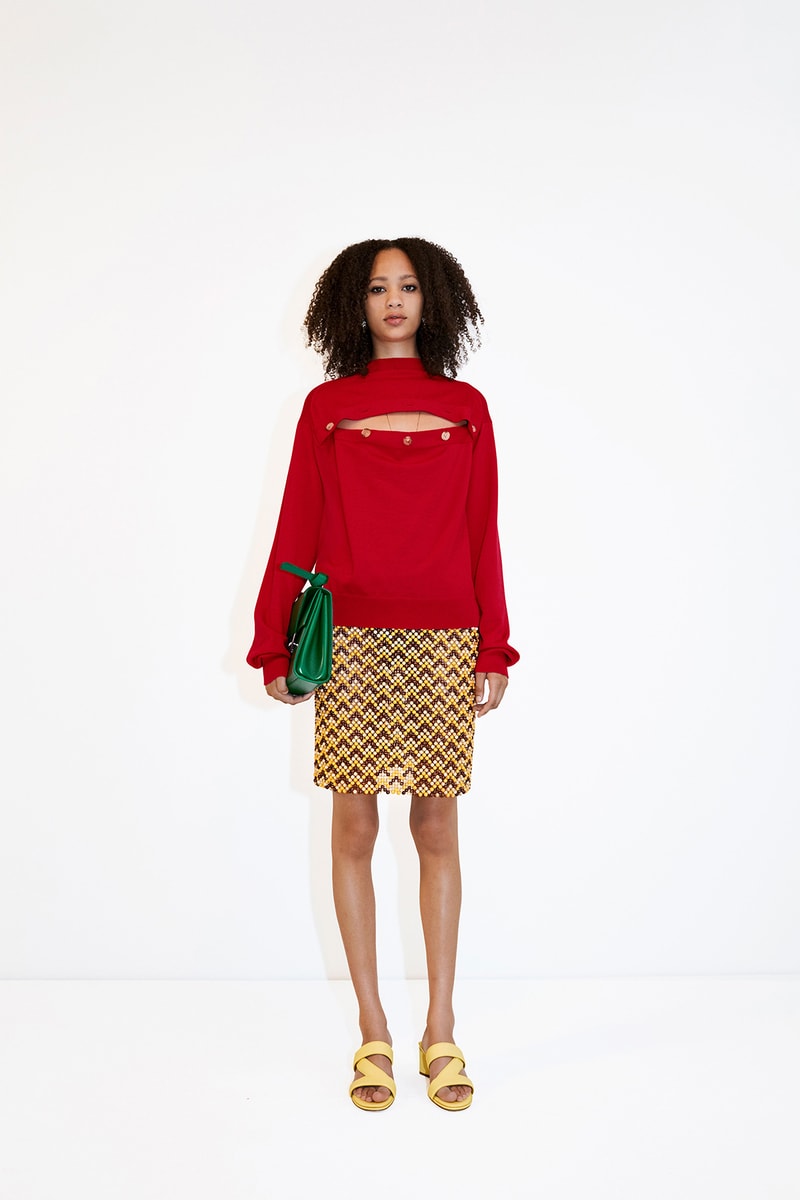 Bottega Veneta Resort 2021 Collection Lookbook Scarf Jacket