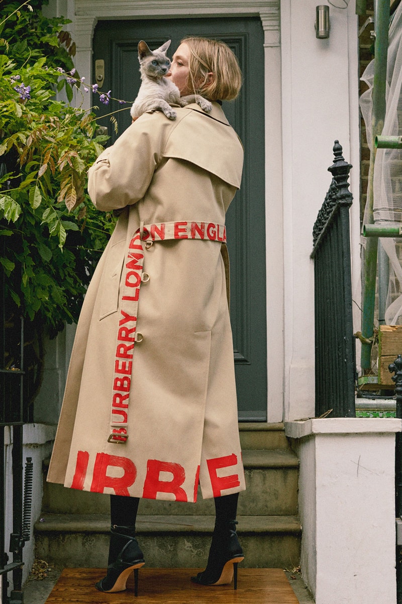burberry spring summer 2021 pre-collection lookbook pocket bag trench coats jackets riccardo tisci 