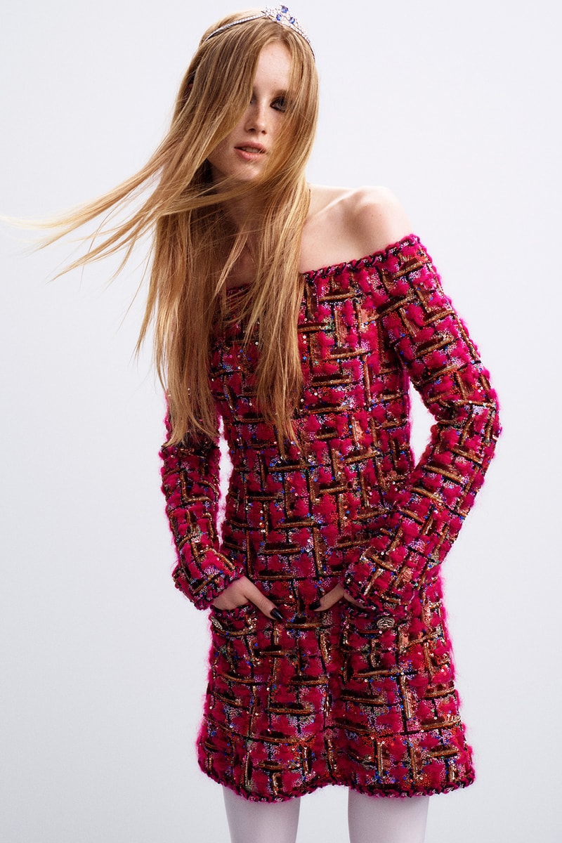 chanel fall paris haute couture collection virginie viard karl lagerfeld adut akech rianne van rompaey dresses tweed embroidery 