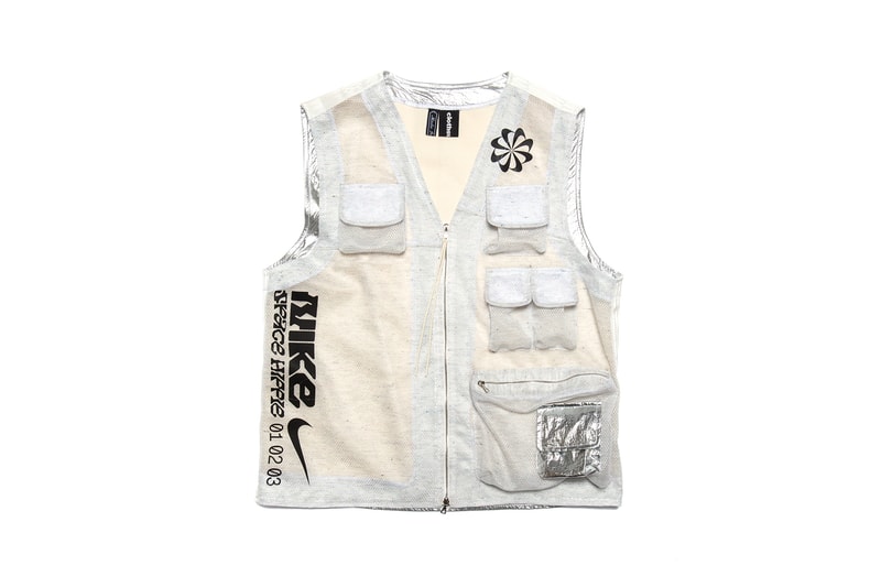 clothsurgeon nike space hippie sneaker bag reconstruct utility vest bucket hat face mask