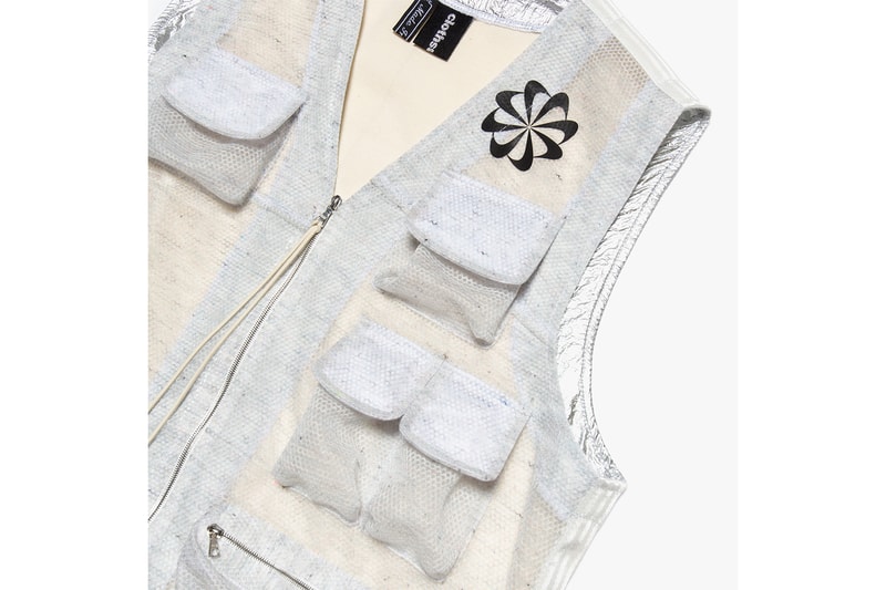clothsurgeon nike space hippie sneaker bag reconstruct utility vest bucket hat face mask