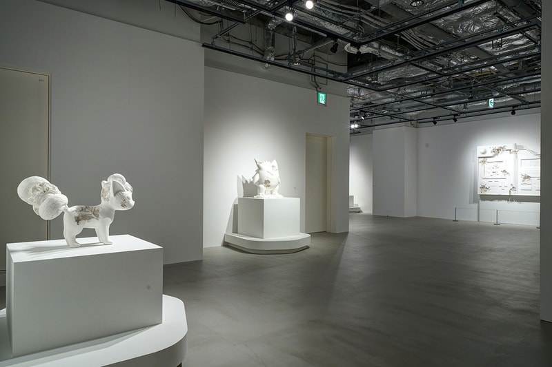 daniel arsham pokemon sculptures relics of kanto through time exhibition pikachu jigglypuff nanzuka tokyo japan