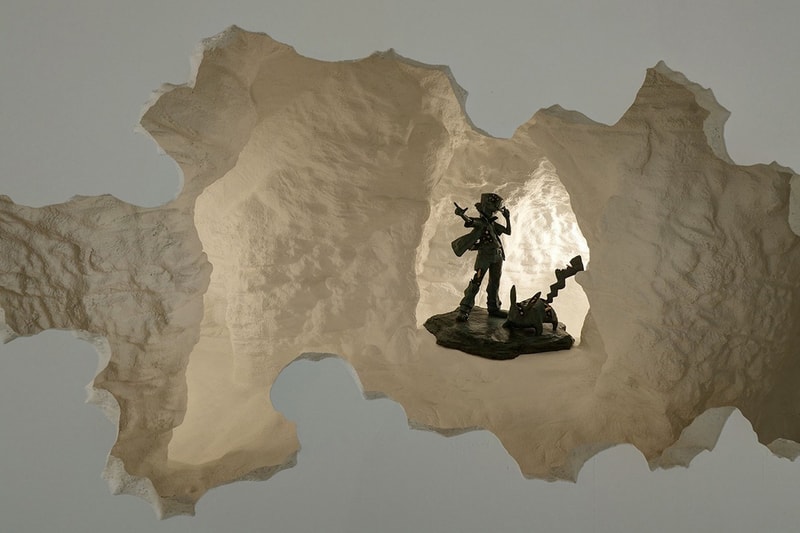 daniel arsham pokemon sculptures relics of kanto through time exhibition pikachu jigglypuff nanzuka tokyo japan