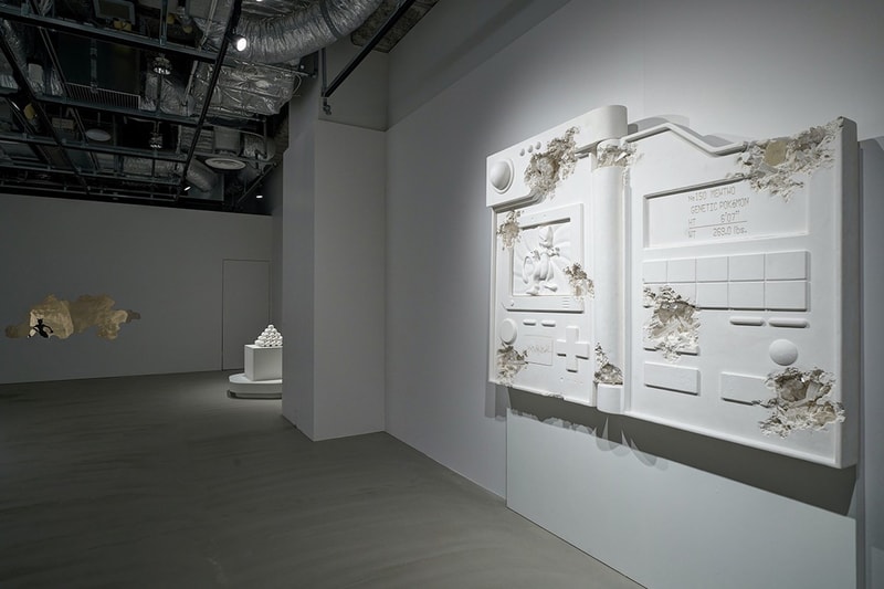 daniel arsham pokemon sculptures relics of kanto through time exhibition pikachu jigglypuff nanzuka tokyo japan