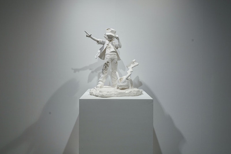 daniel arsham pokemon sculptures relics of kanto through time exhibition pikachu jigglypuff nanzuka tokyo japan