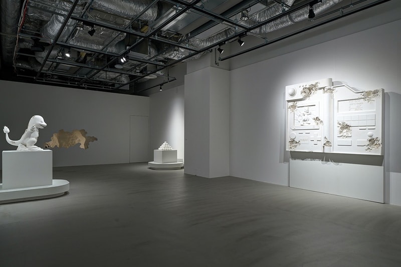 daniel arsham pokemon sculptures relics of kanto through time exhibition pikachu jigglypuff nanzuka tokyo japan