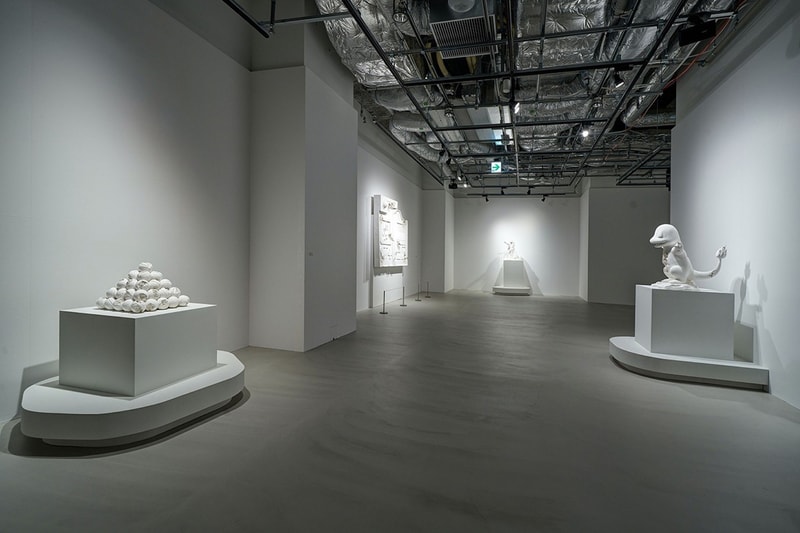 daniel arsham pokemon sculptures relics of kanto through time exhibition pikachu jigglypuff nanzuka tokyo japan