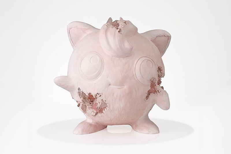 daniel arsham pokemon sculptures relics of kanto through time exhibition pikachu jigglypuff nanzuka tokyo japan